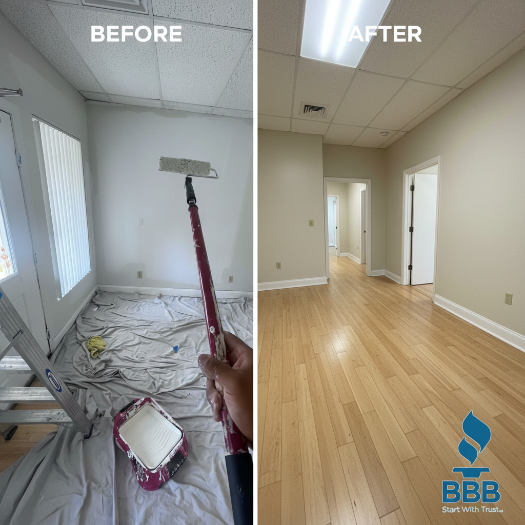 M&C Construction Before & After Painting